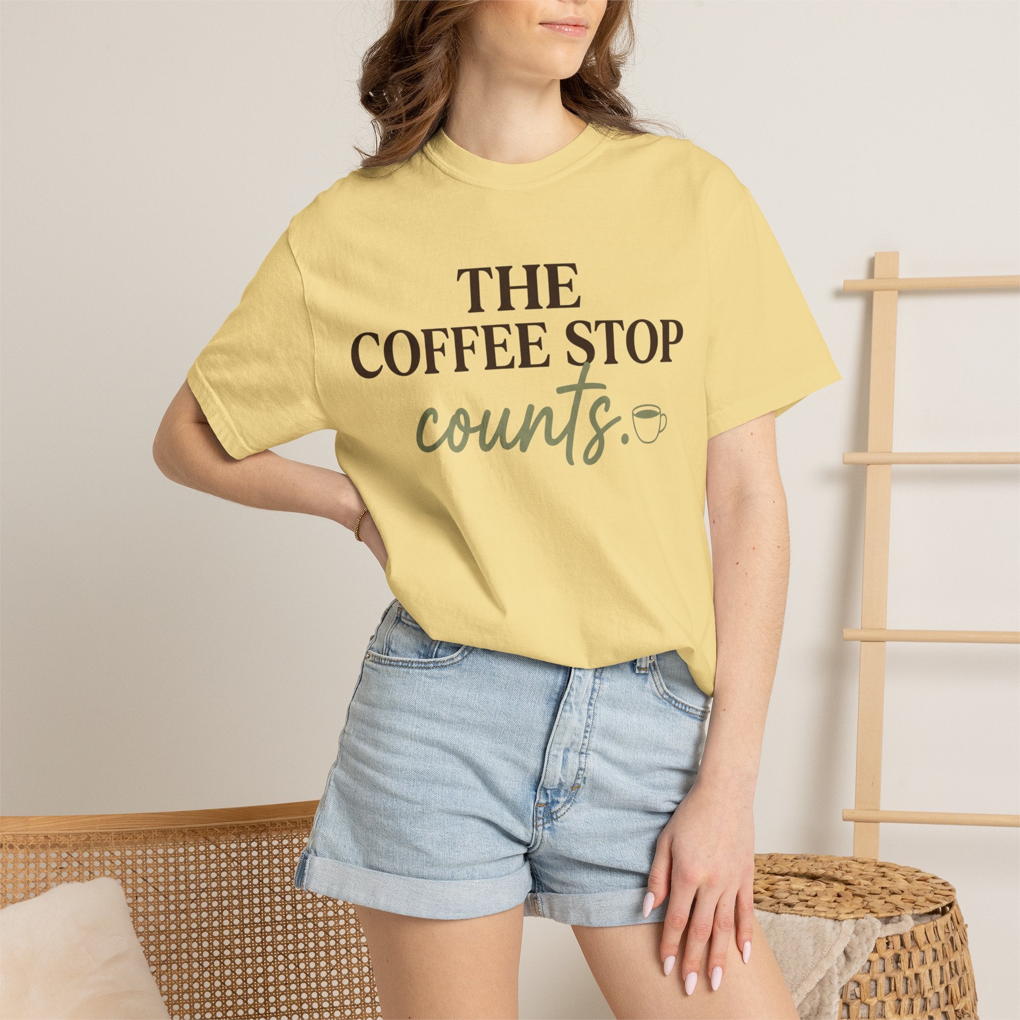 The Coffee Stop Counts Tee