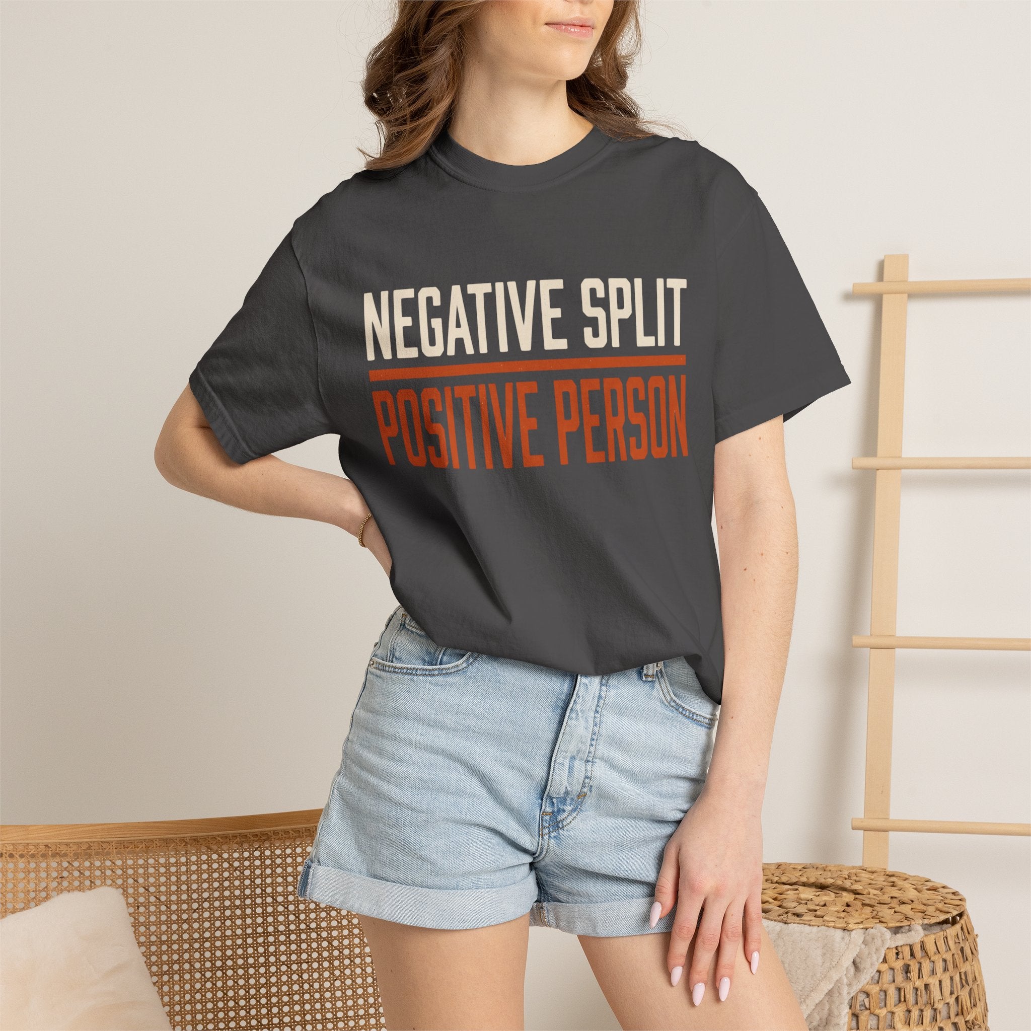 Negative Split Positive Person Tee