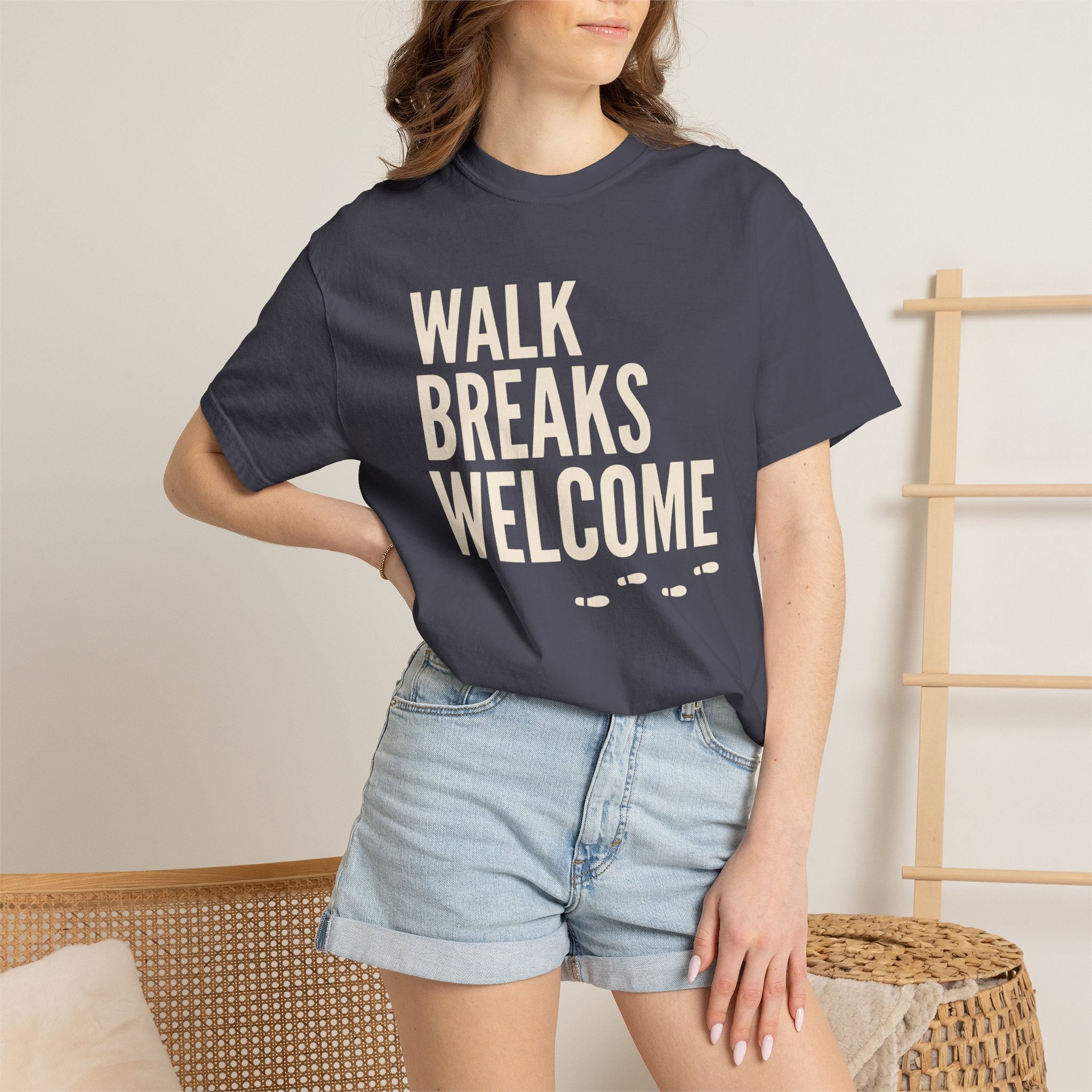 Walk Breaks Welcome Tee