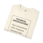 Technical Specifications Tee