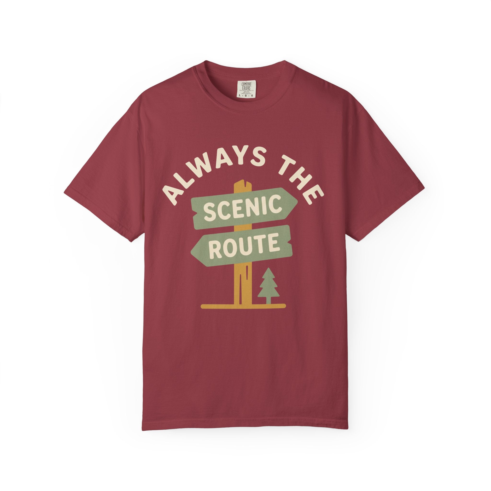 Always the Scenic Route Tee