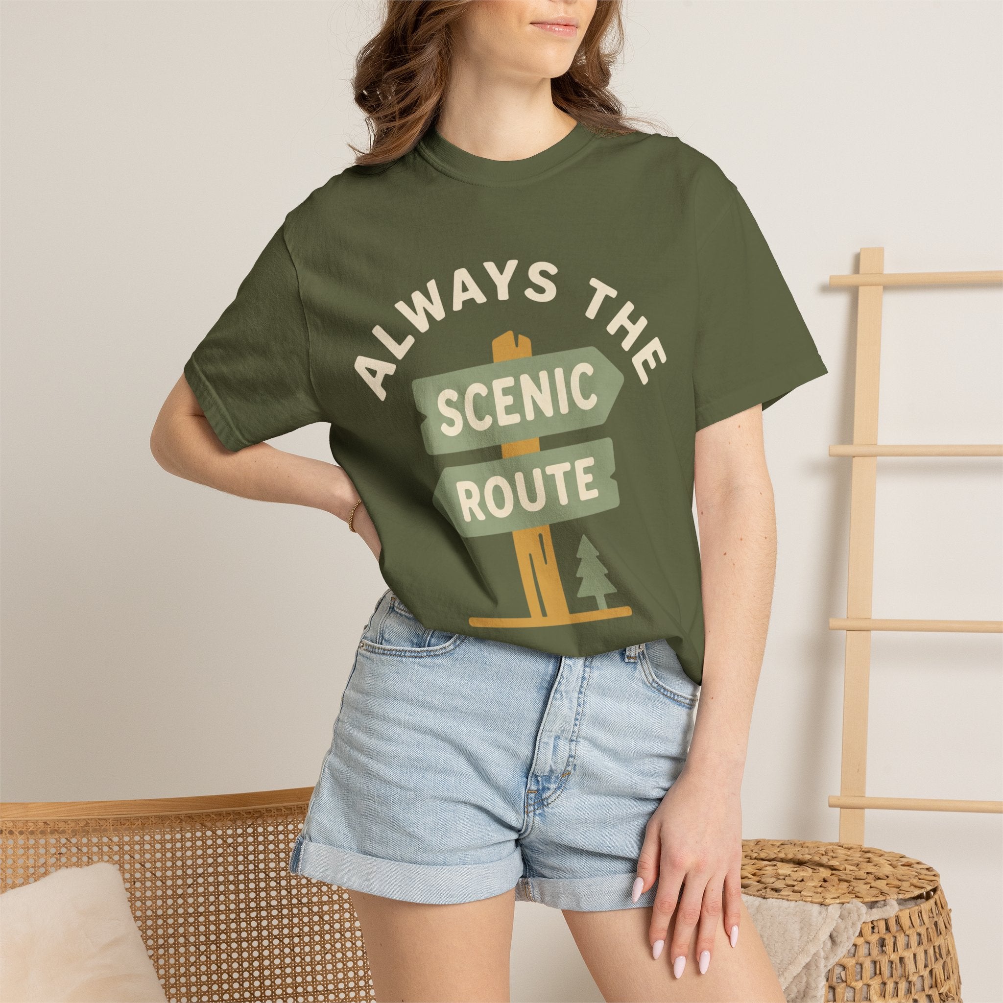 Always the Scenic Route Tee