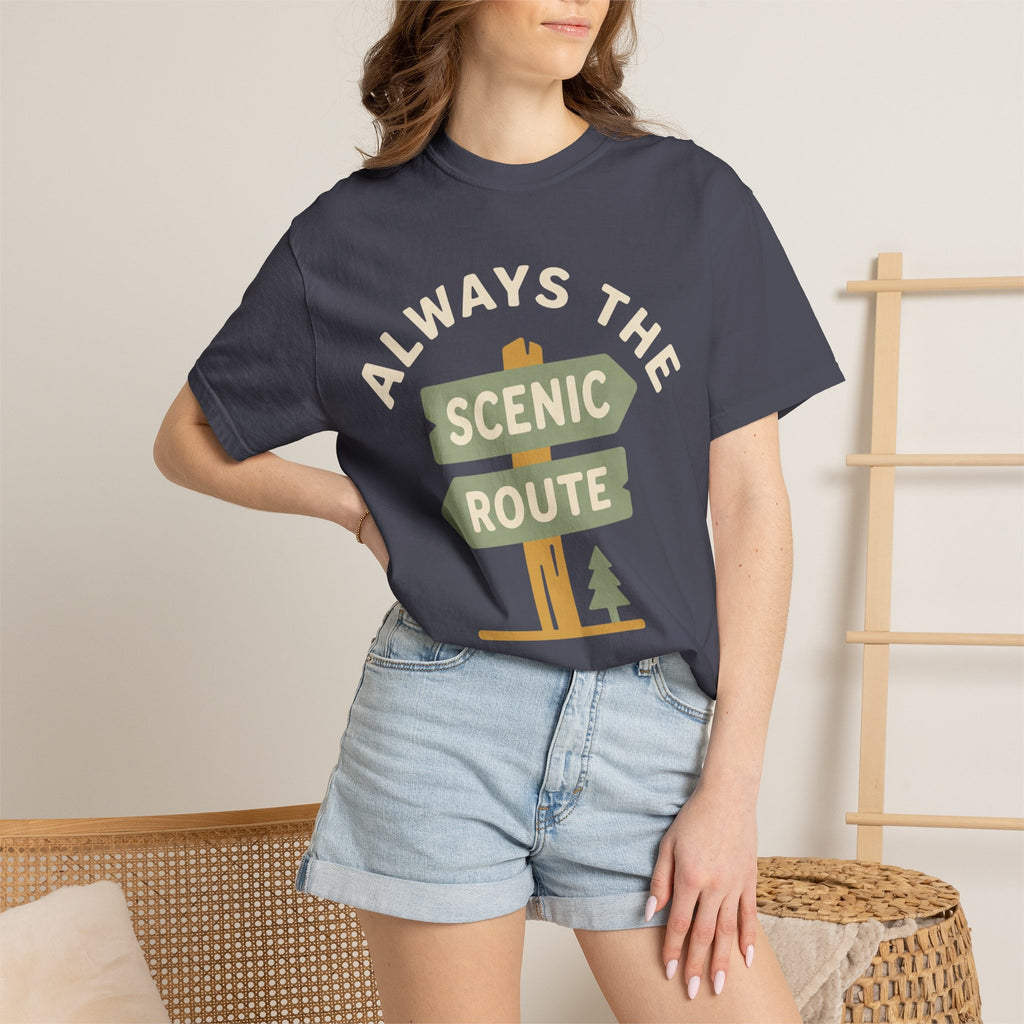 Always the Scenic Route Tee
