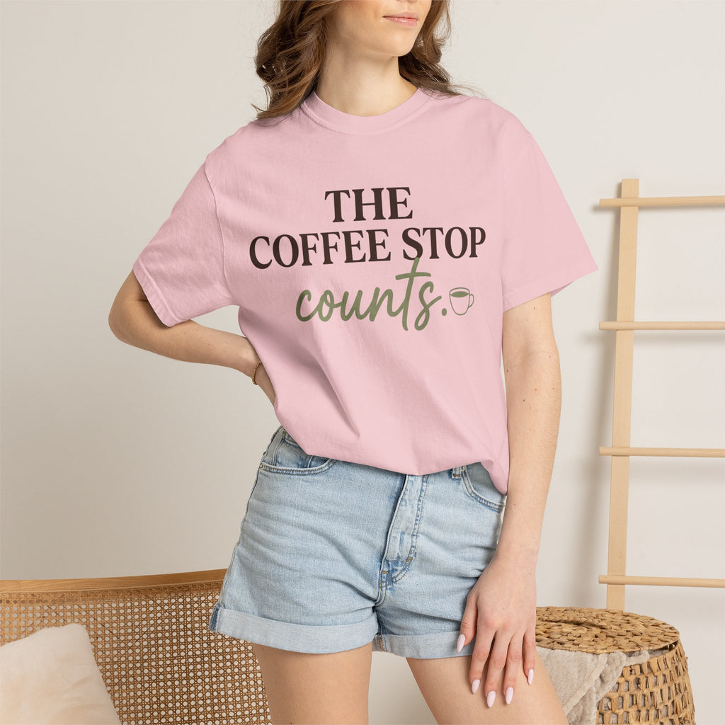 The Coffee Stop Counts Tee