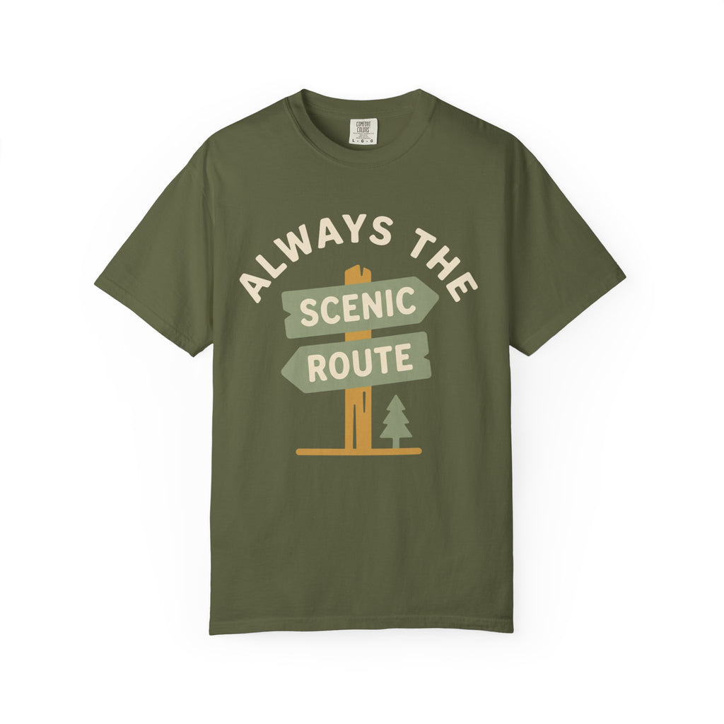 Always the Scenic Route Tee