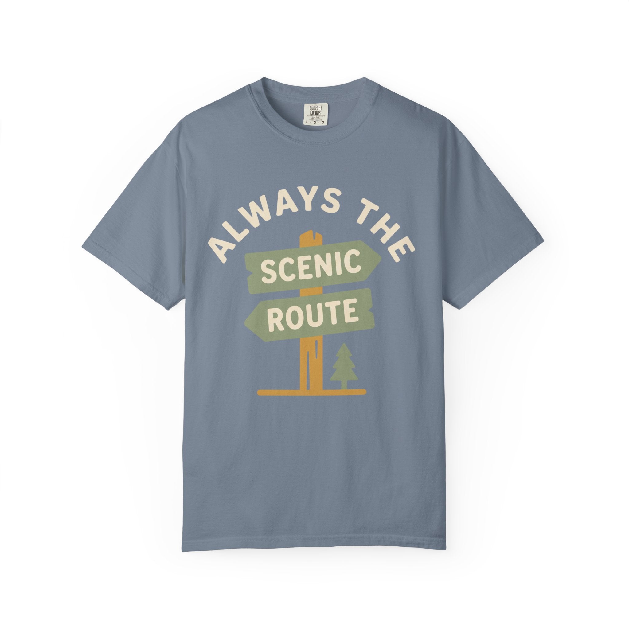 Always the Scenic Route Tee