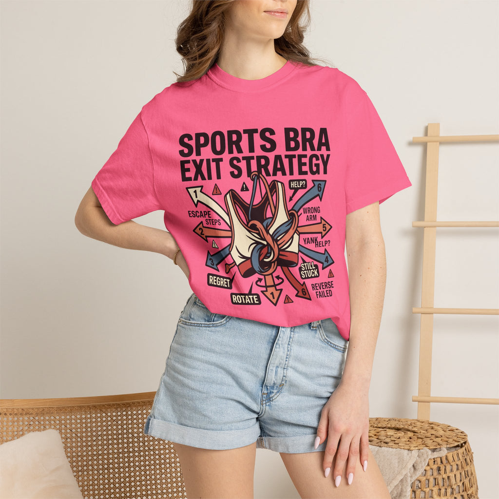 Sports Bra Exit Strategy Tee