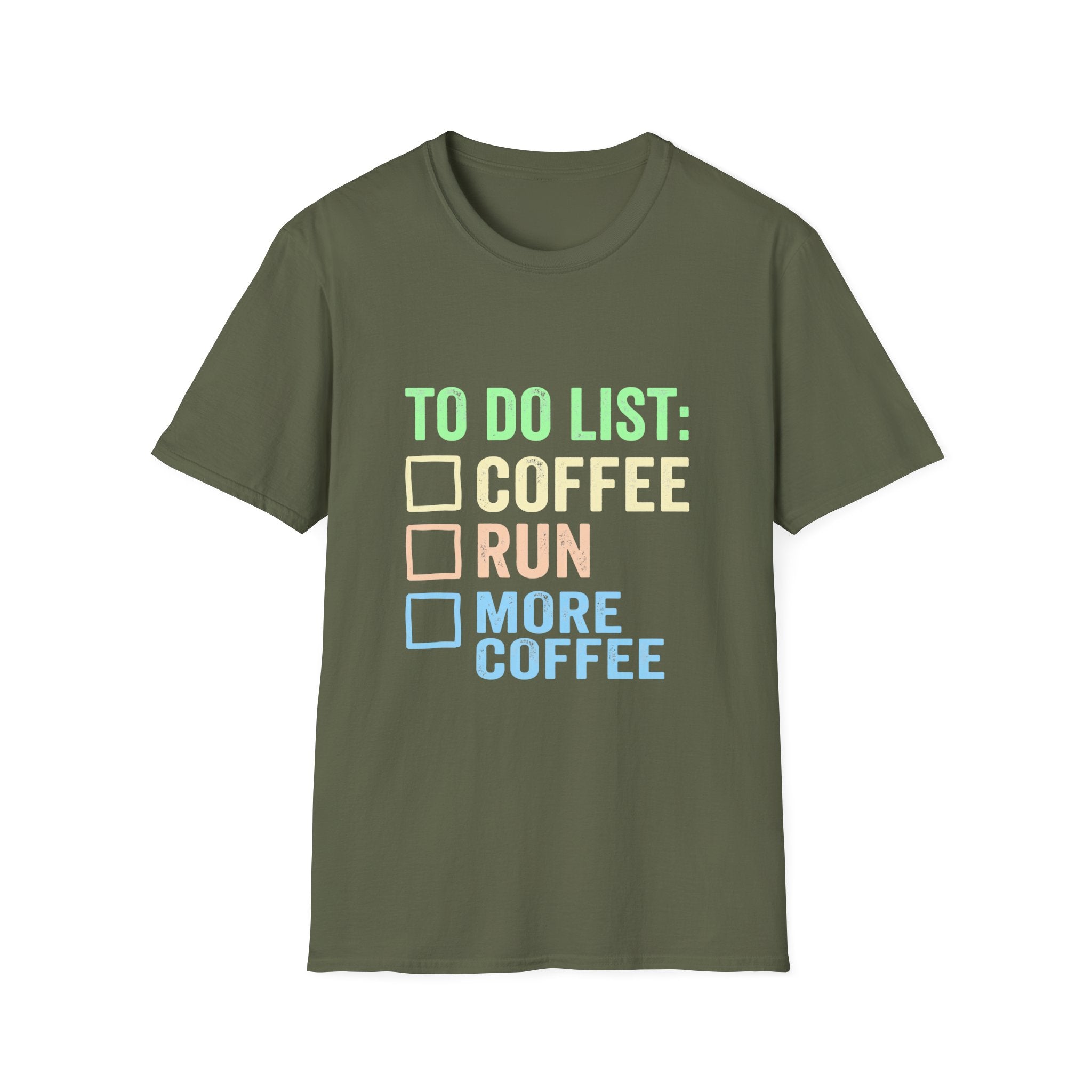 To Do List: Coffee, Run & More Coffee T-Shirt