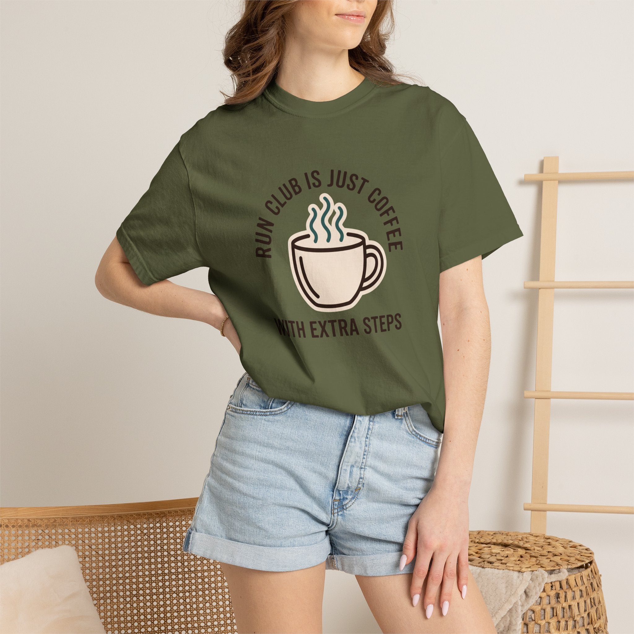 Run Club Is Just Coffee Tee