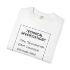 Technical Specifications Tee