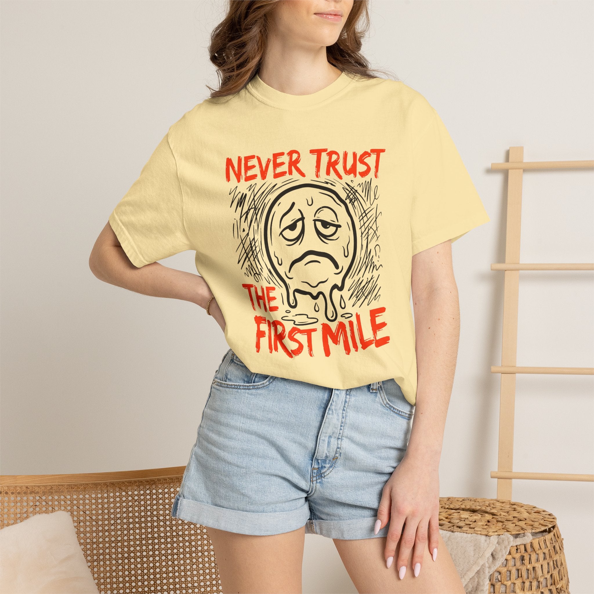 Never Trust the First Mile Tee
