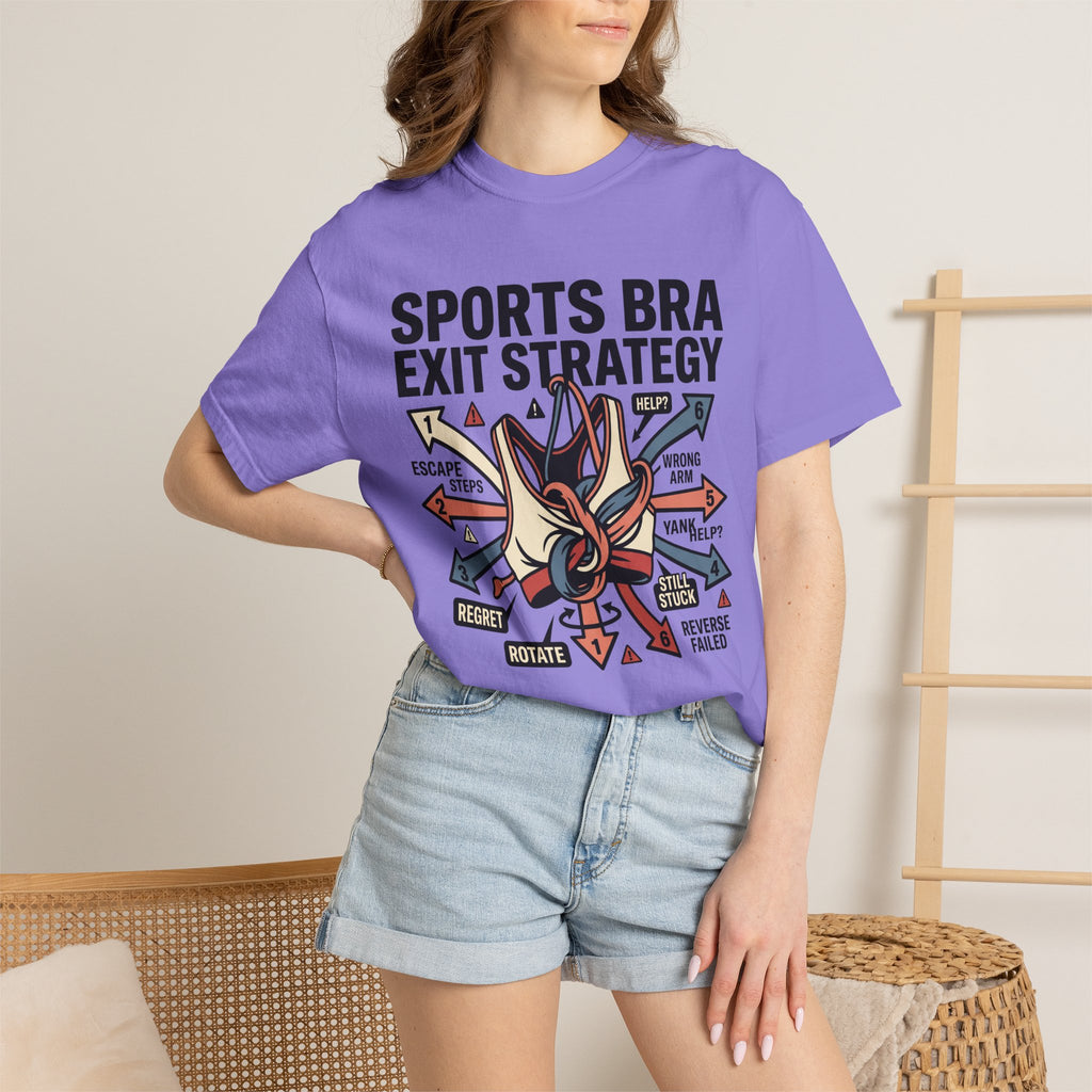Sports Bra Exit Strategy Tee