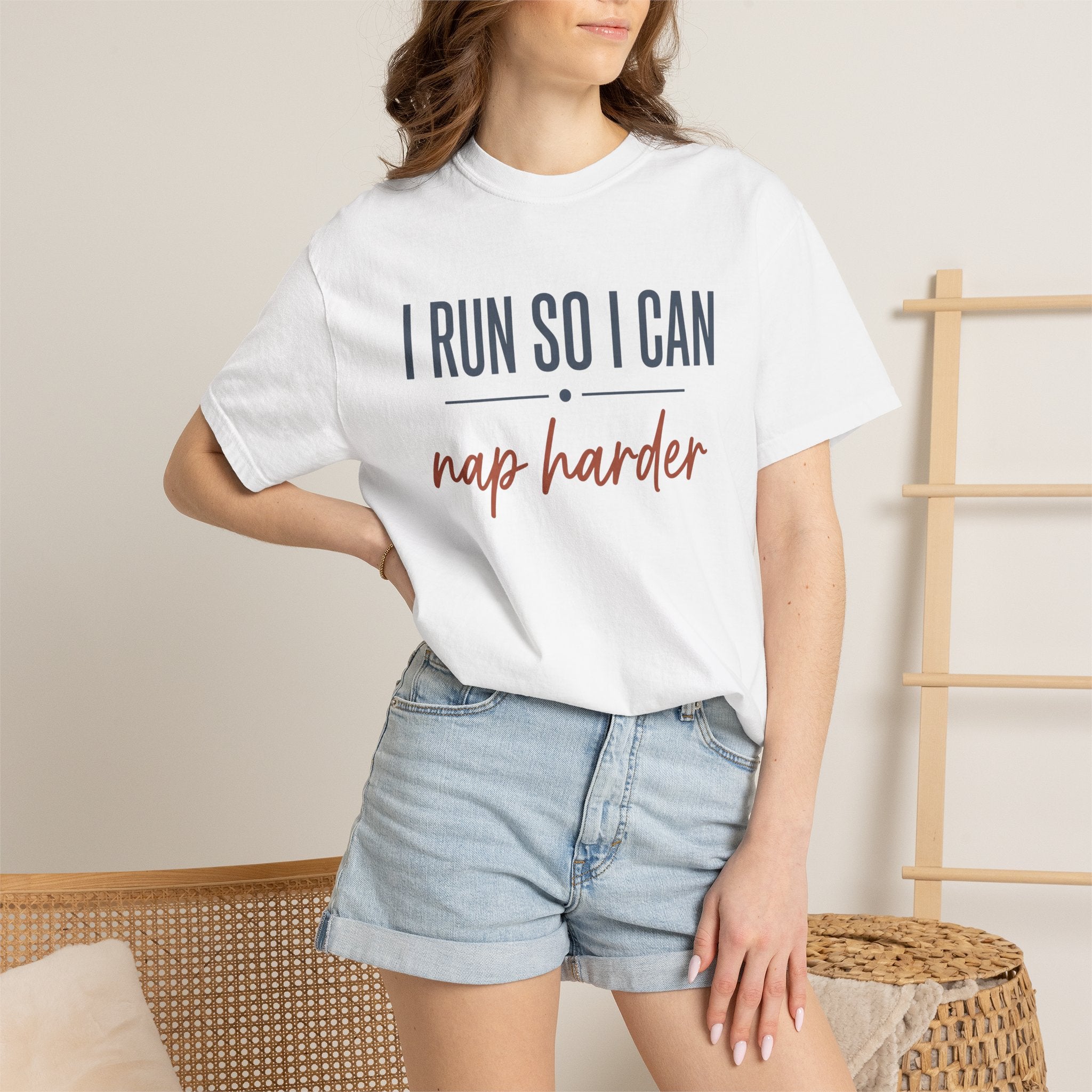 I Run So I Can Nap Harder Tee