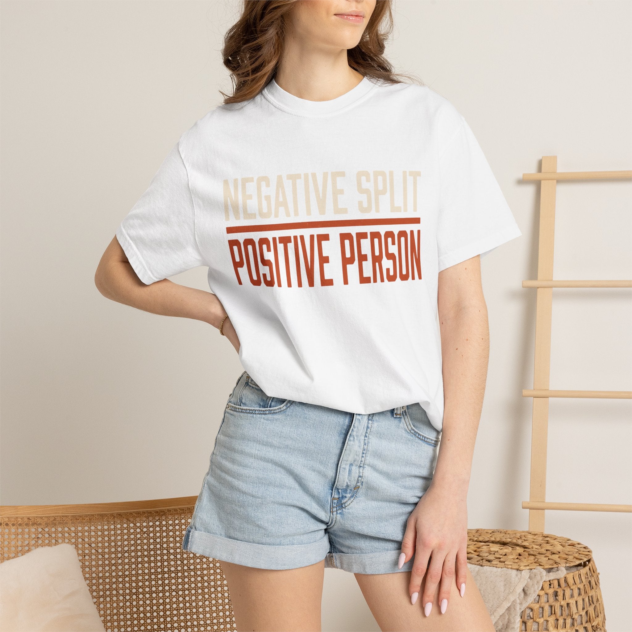 Negative Split Positive Person Tee