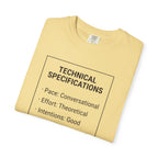 Technical Specifications Tee