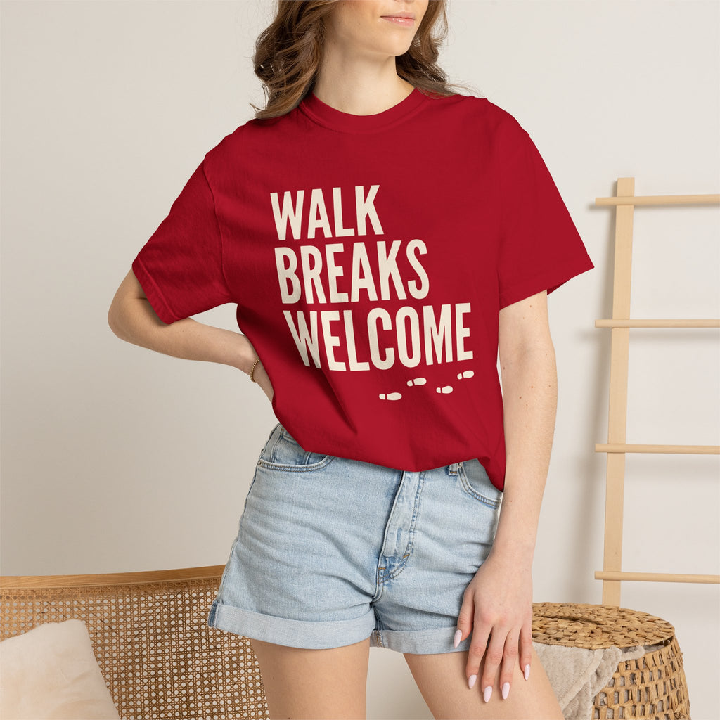 Walk Breaks Welcome Tee