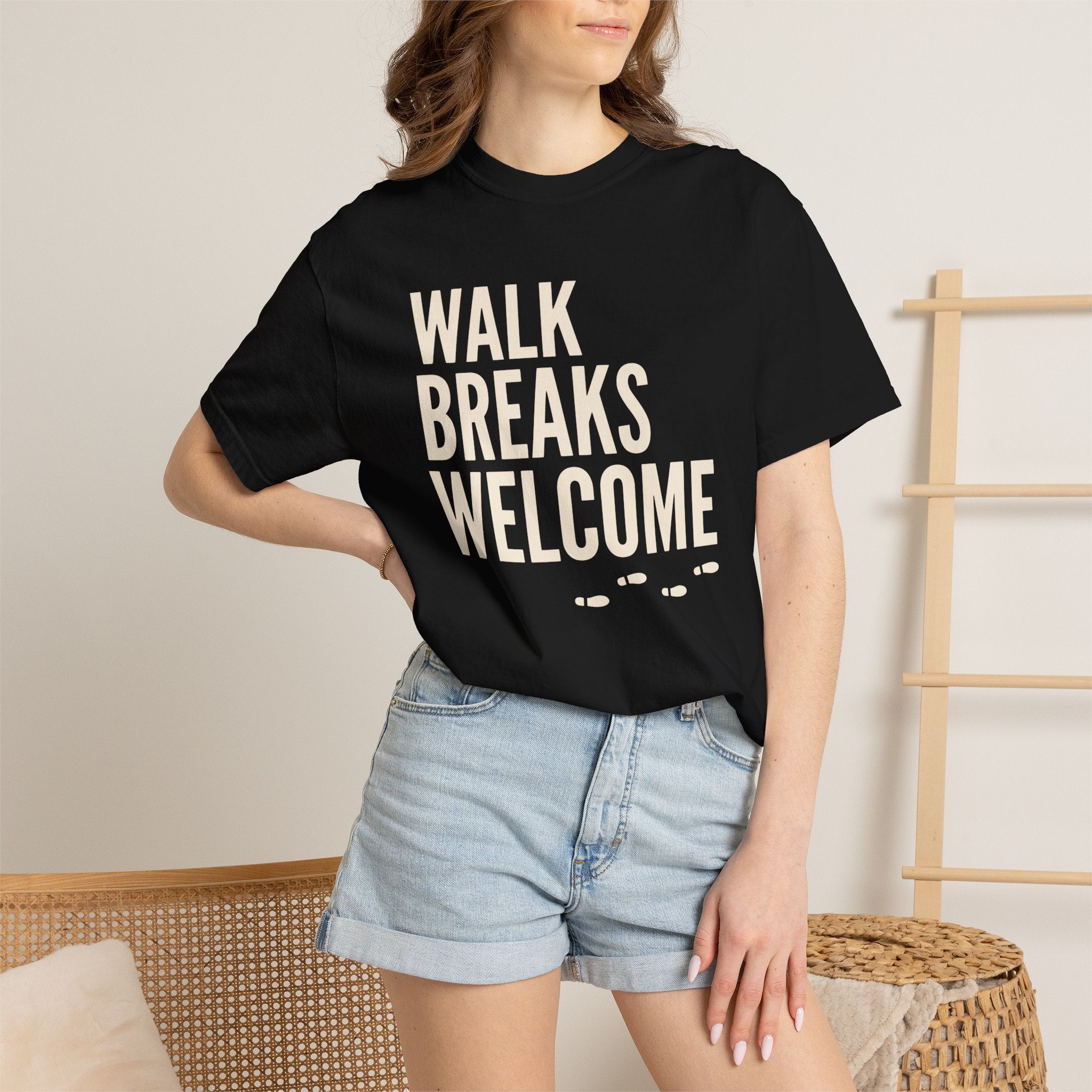 Walk Breaks Welcome Tee