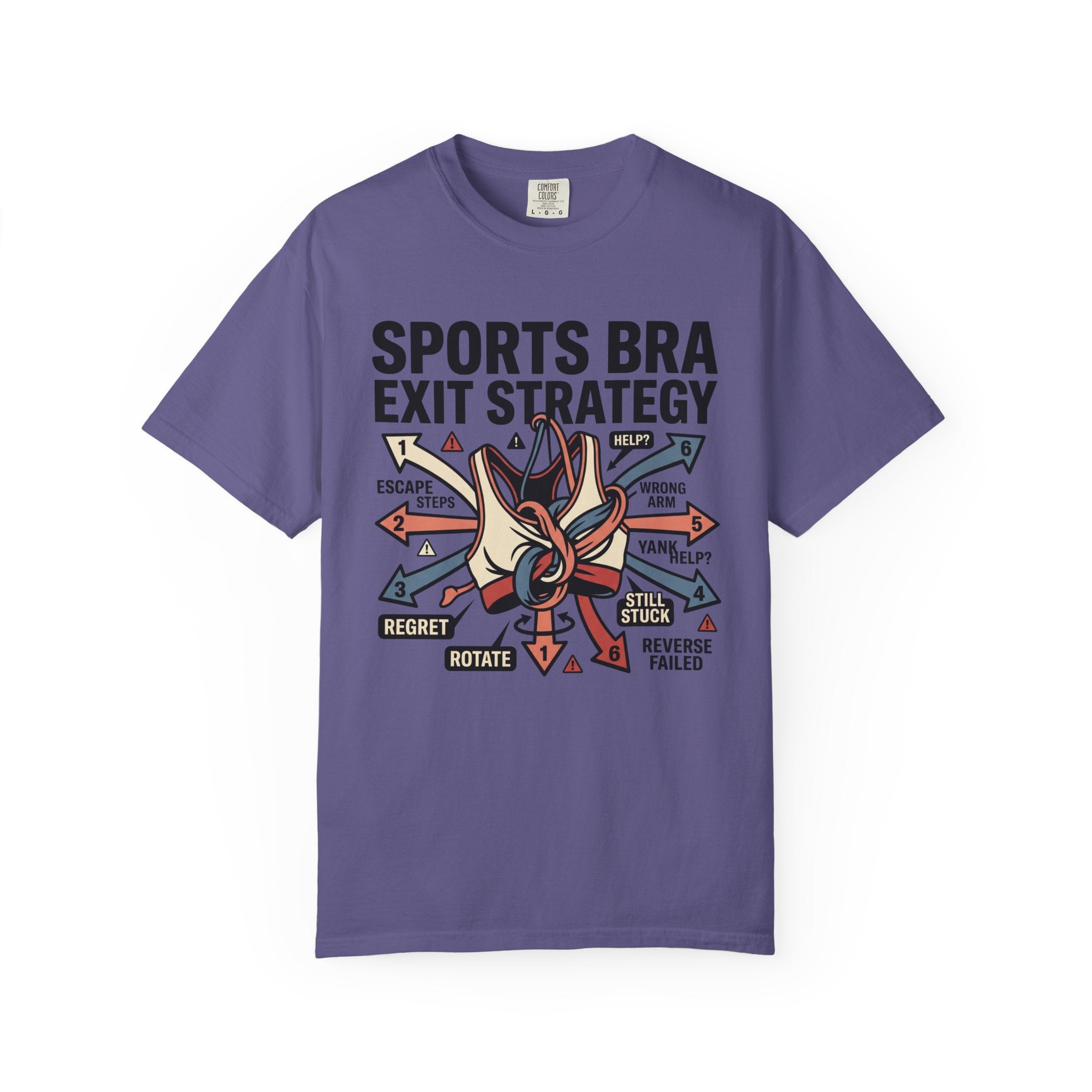 Sports Bra Exit Strategy Tee
