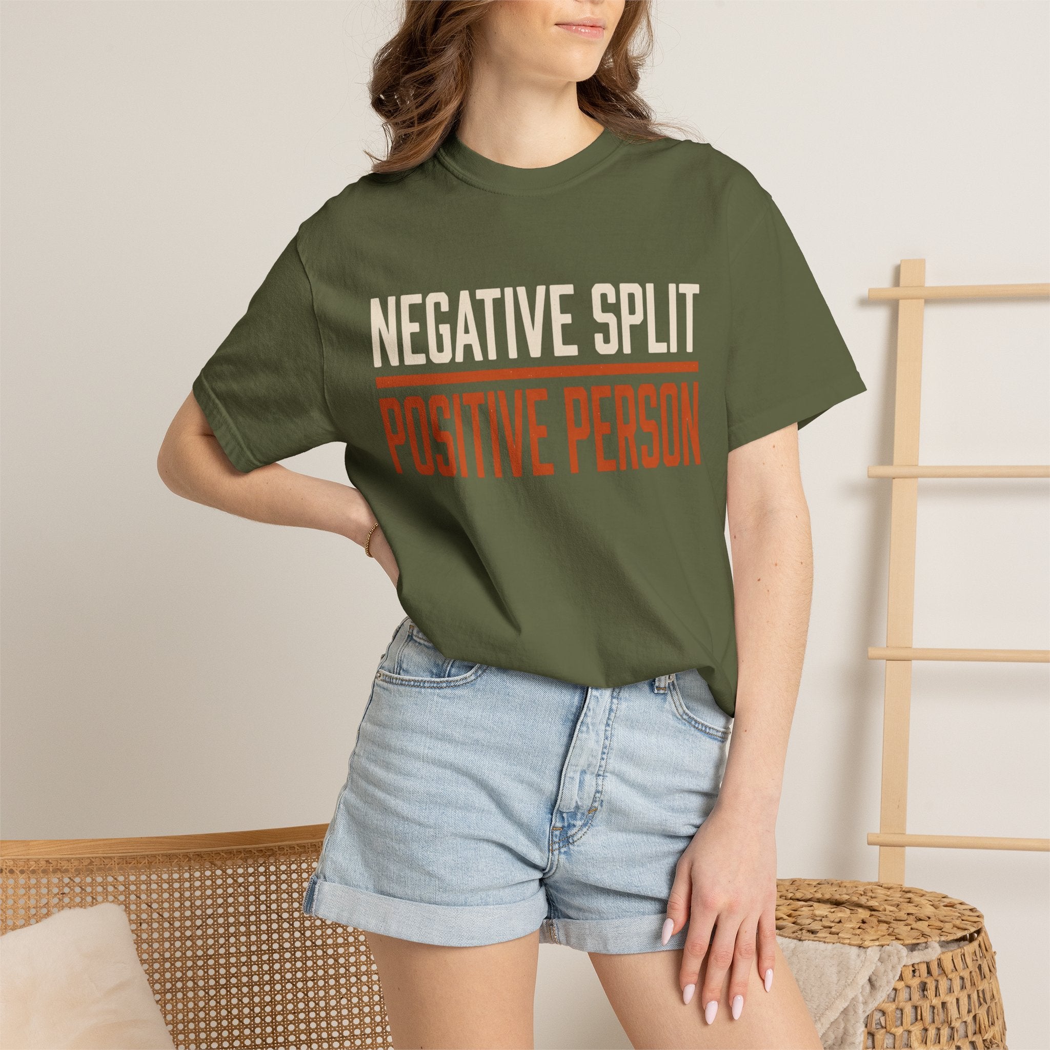 Negative Split Positive Person Tee