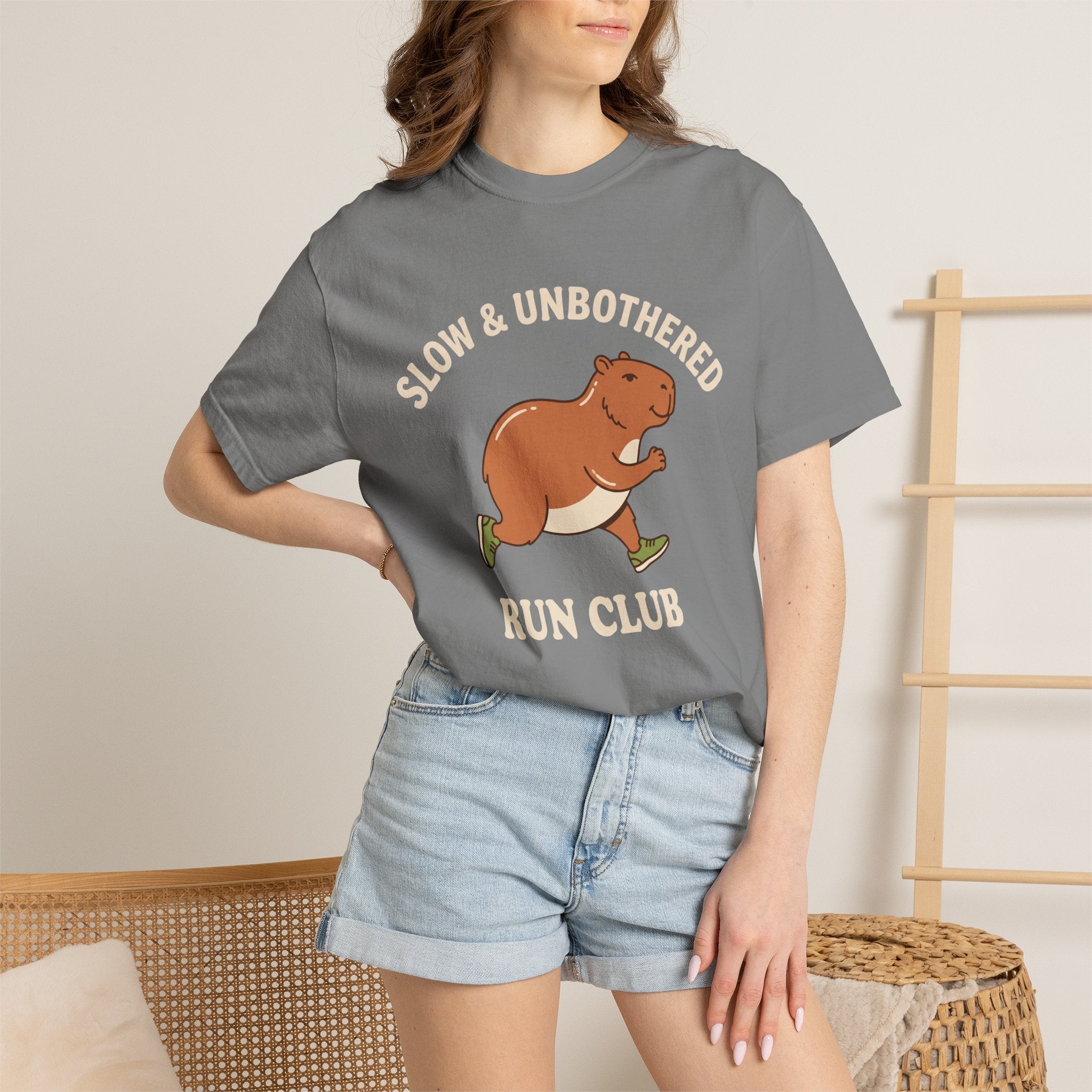 Slow & Unbothered Run Club Tee