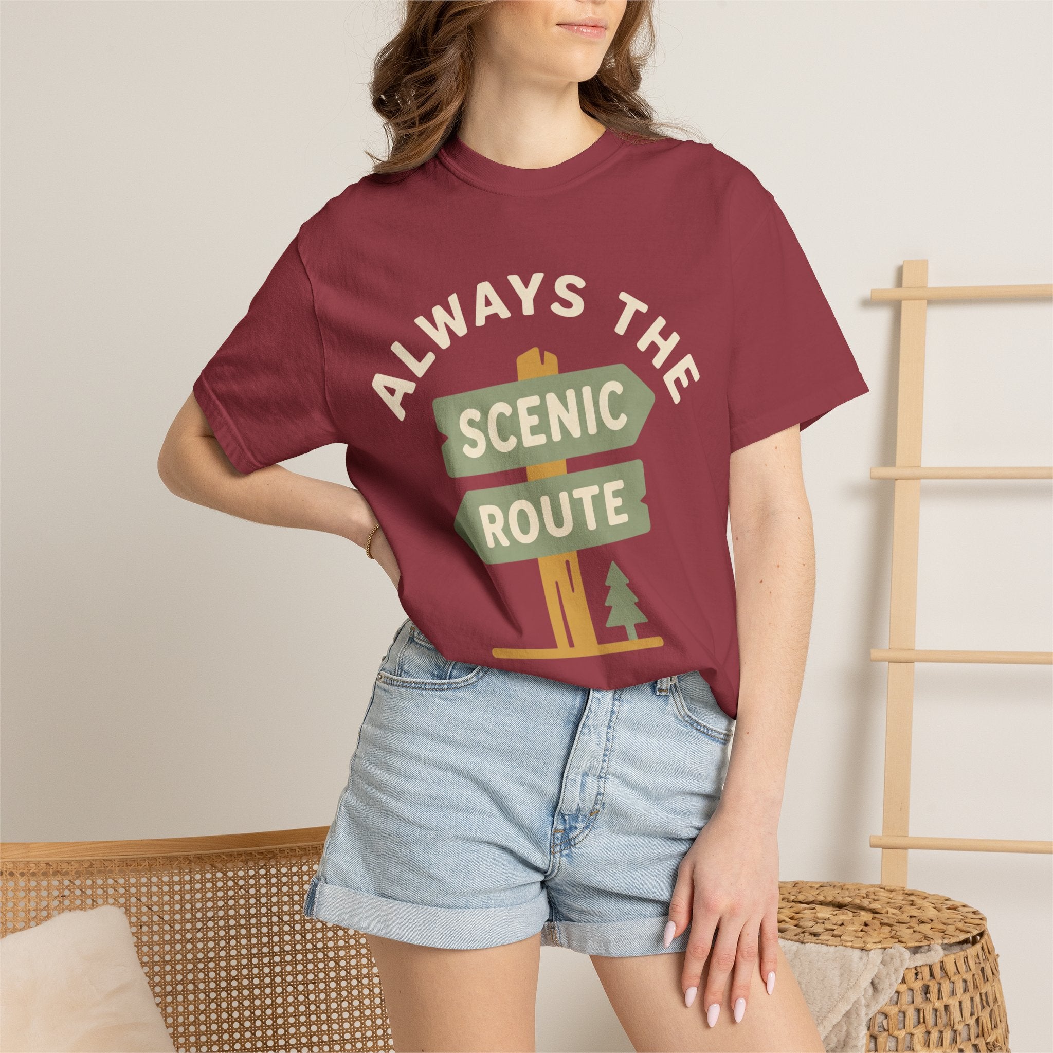Always the Scenic Route Tee
