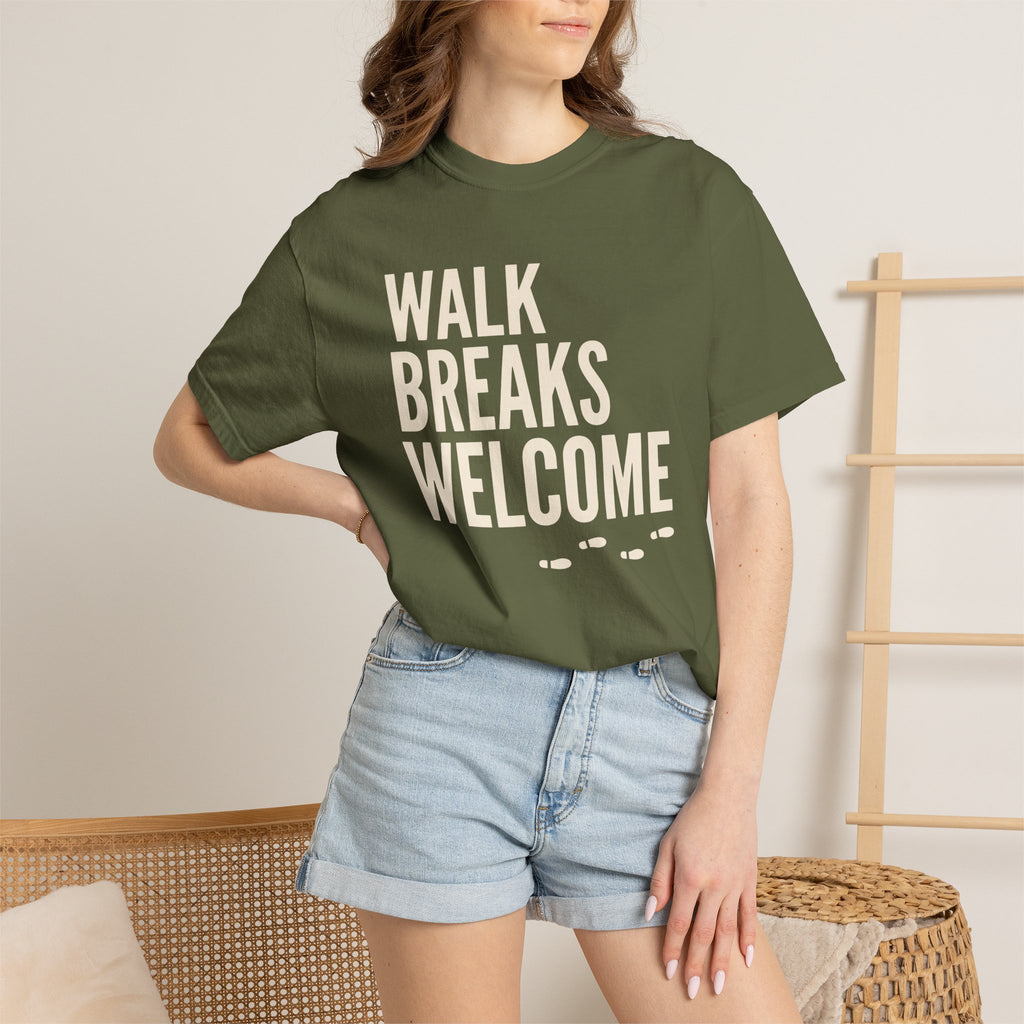Walk Breaks Welcome Tee