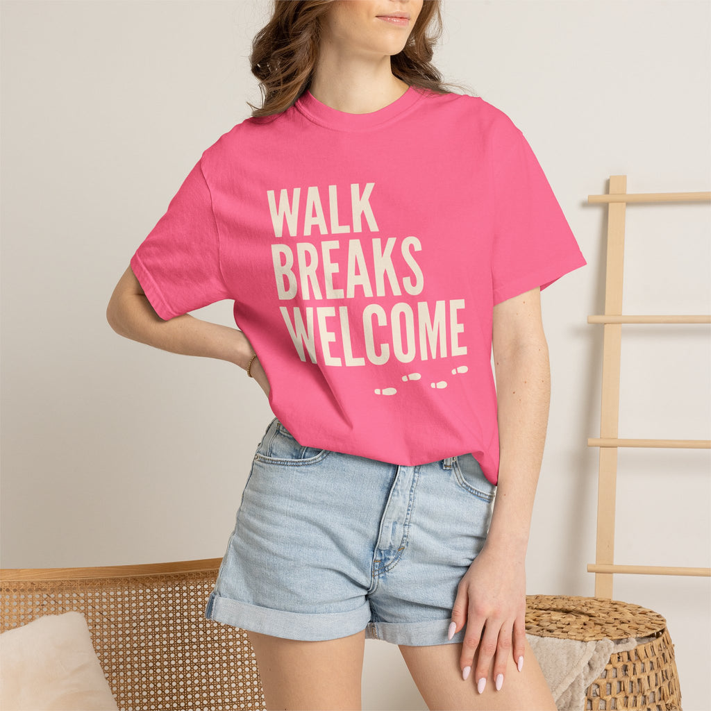Walk Breaks Welcome Tee
