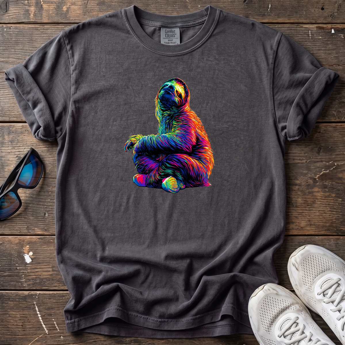 Active Recovery Sloth Tee — Graphite