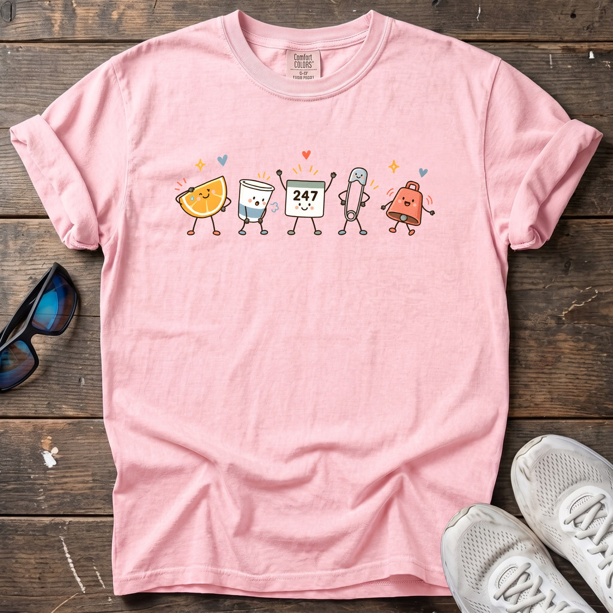 Aid Station All-Stars Tee — Blossom