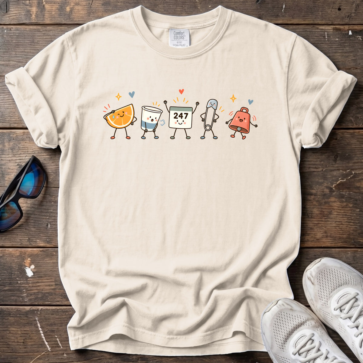 Aid Station All-Stars Tee — Ivory