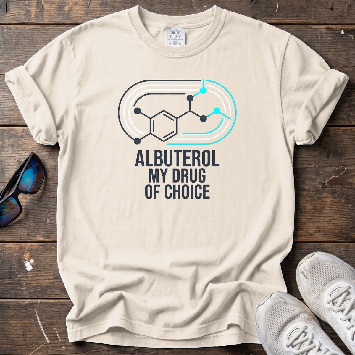 Albuterol: My Drug of Choice Tee — Ivory