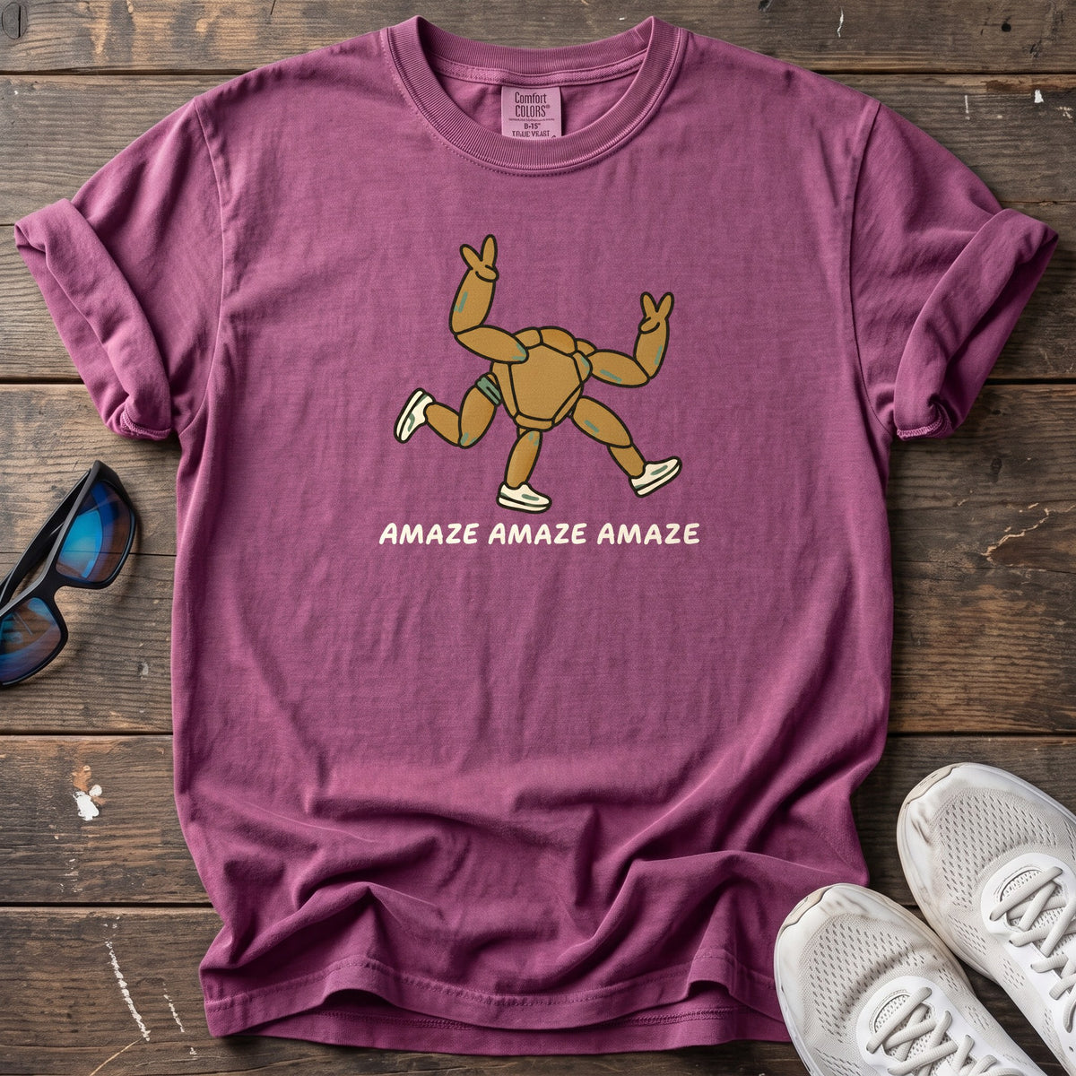 Amaze Amaze Amaze Tee — Berry