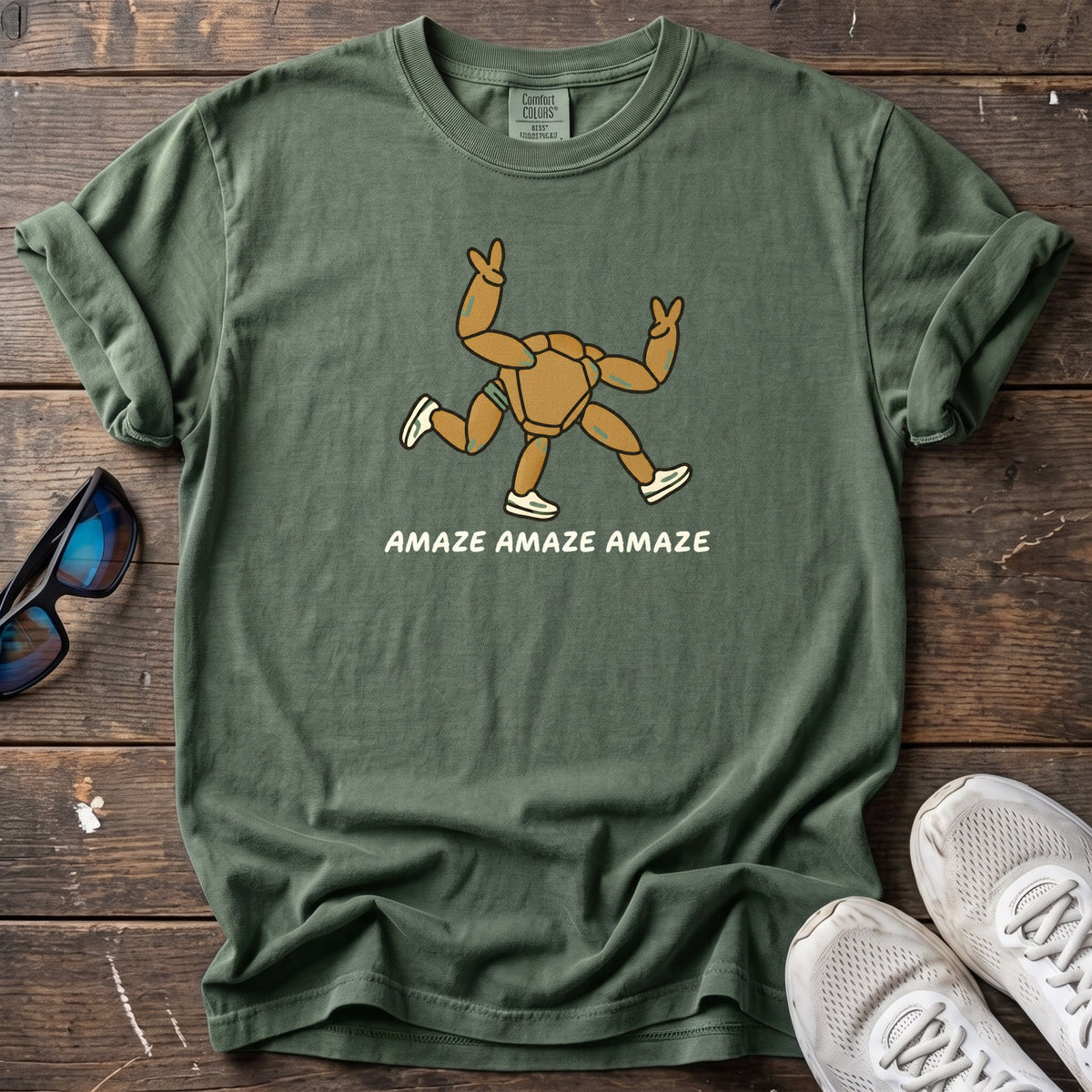 Amaze Amaze Amaze Tee — Moss