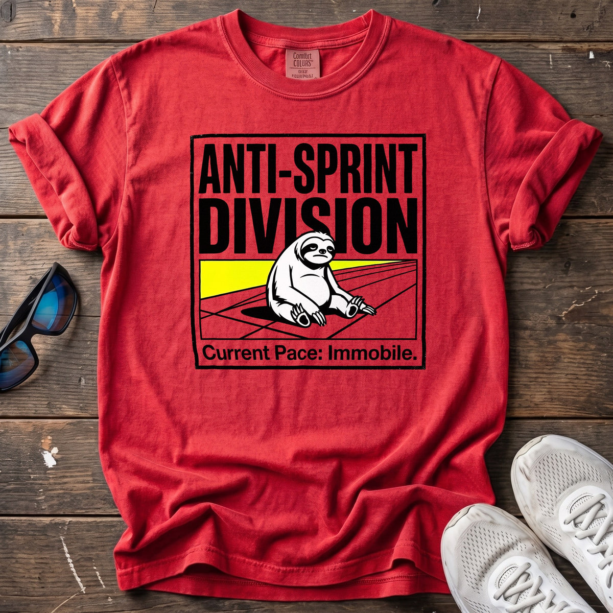 Anti-Sprint Division Tee — Red