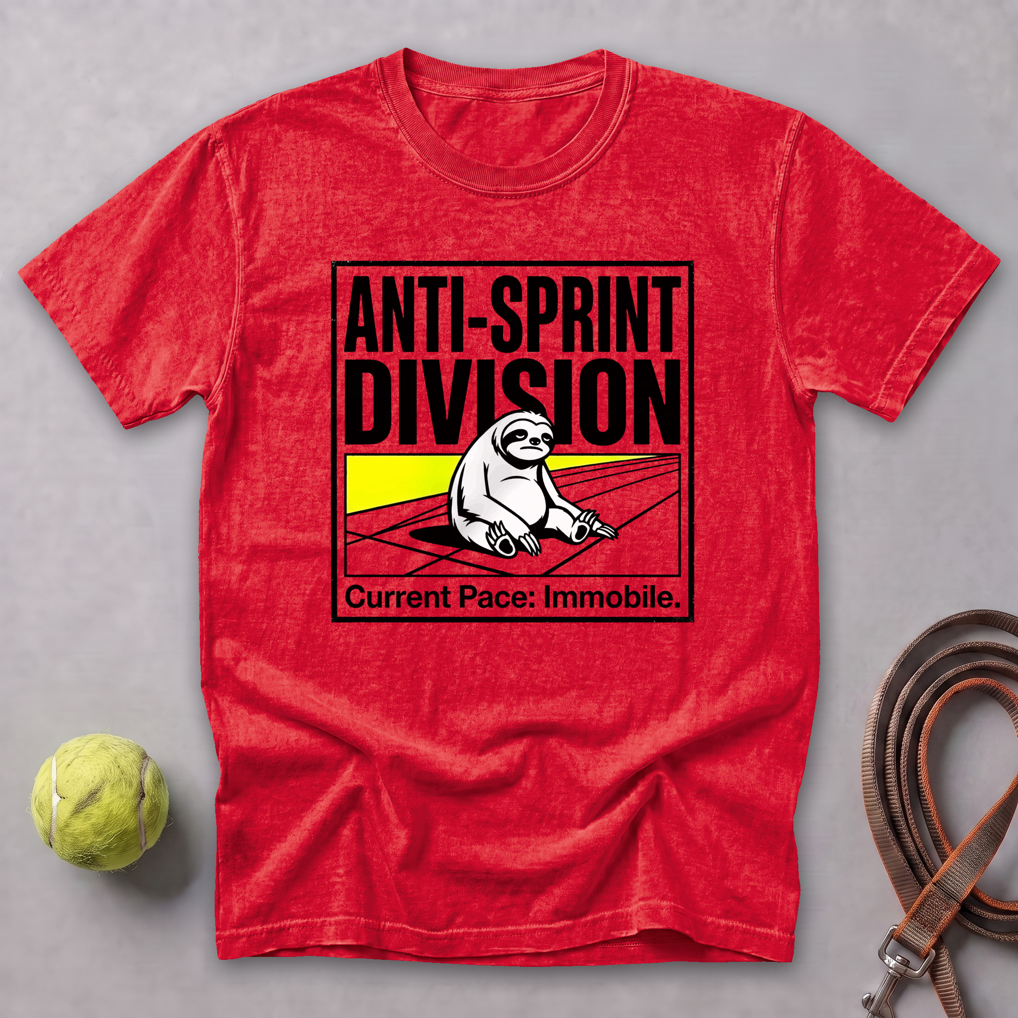 Anti-Sprint Division Tee — Red