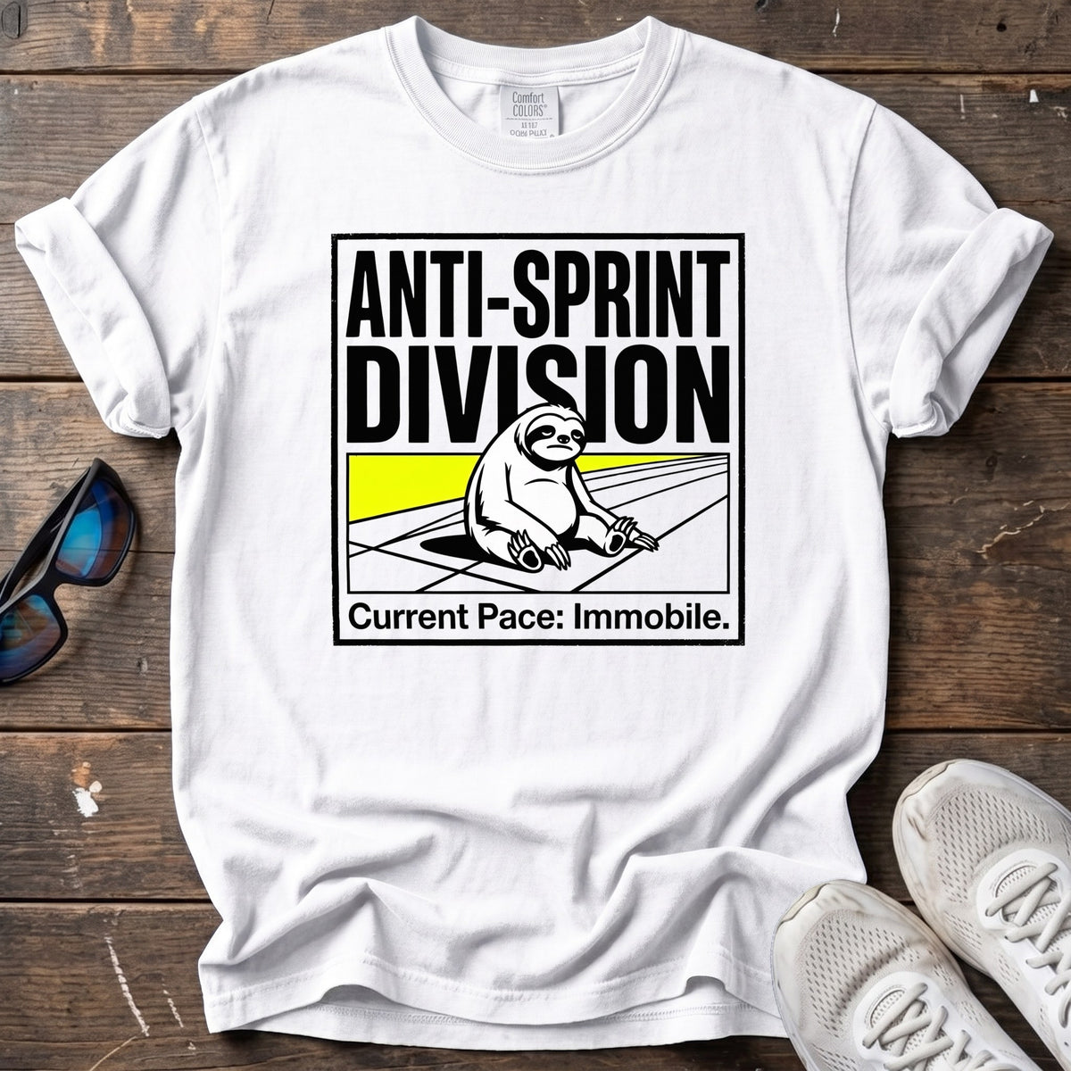 Anti-Sprint Division Tee — White