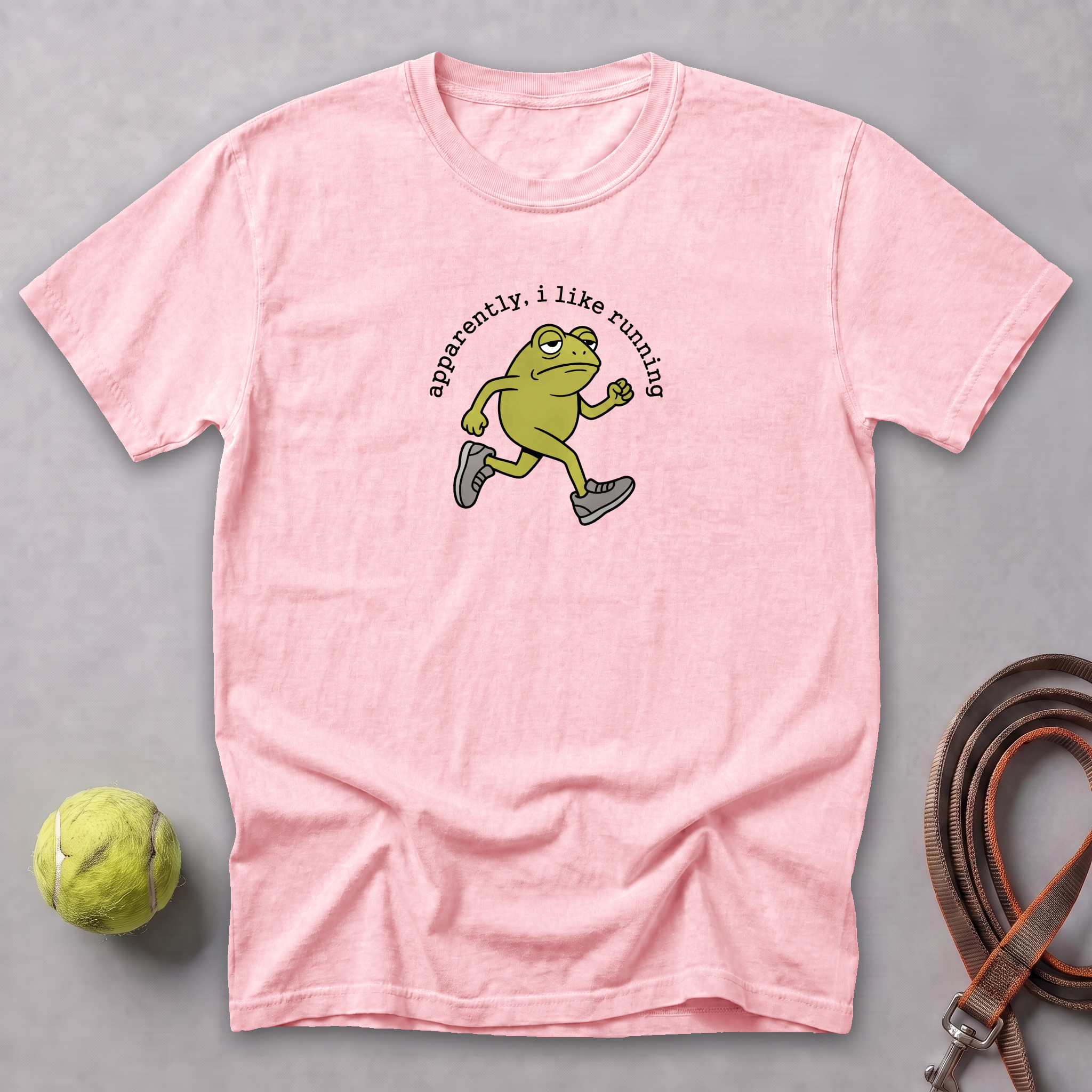 Apparently, I Like Running Tee — Blossom
