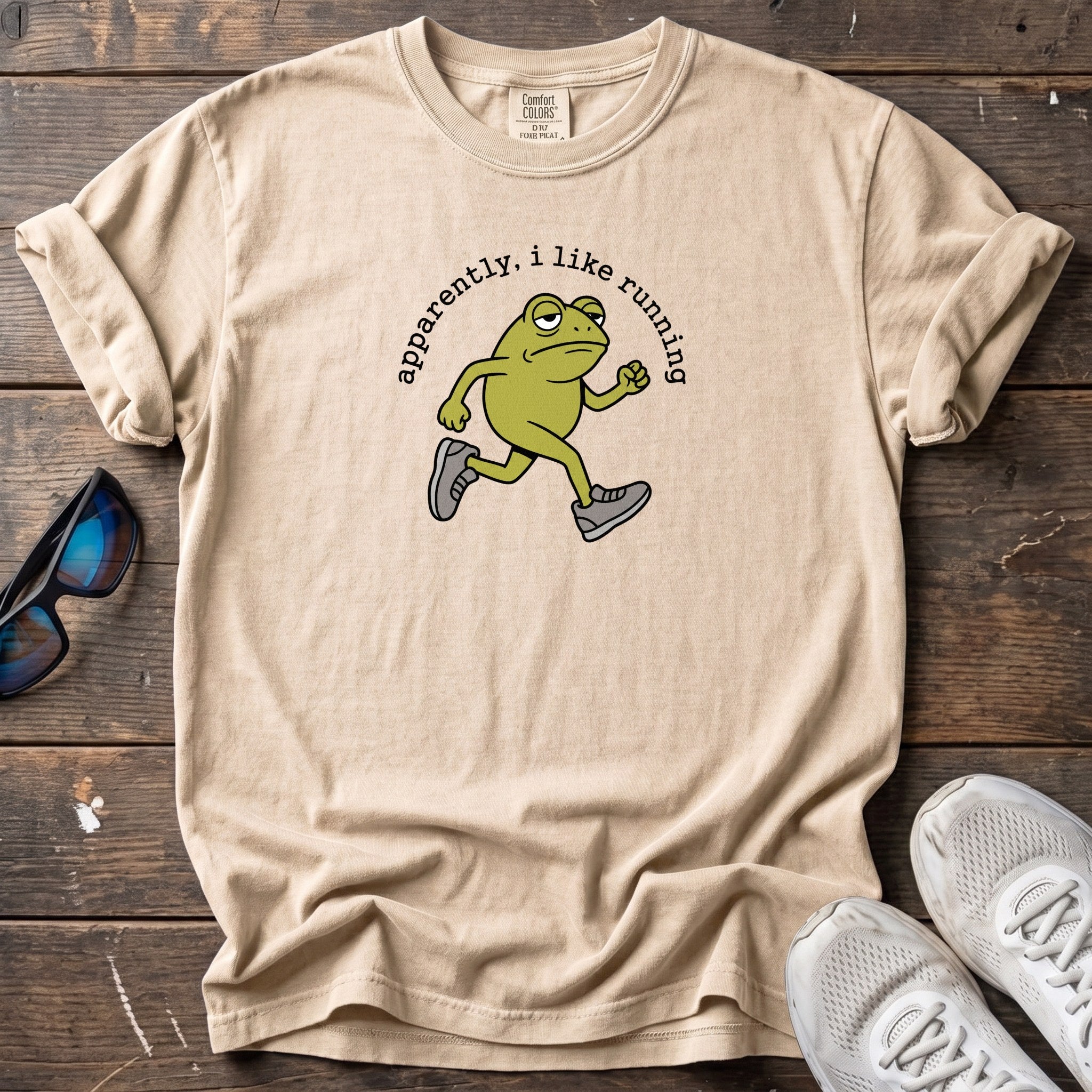 Apparently, I Like Running Tee — Ivory
