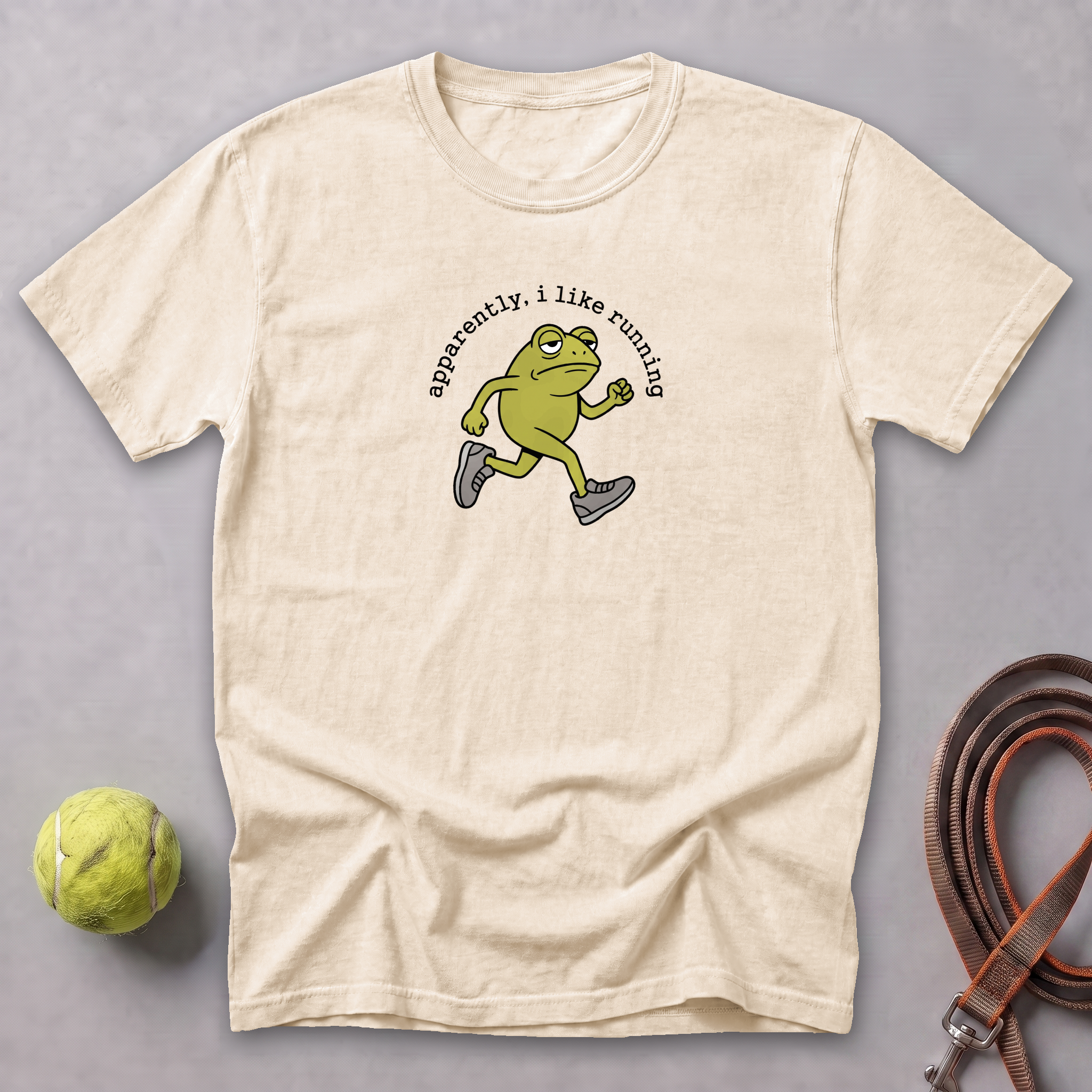 Apparently, I Like Running Tee — Ivory