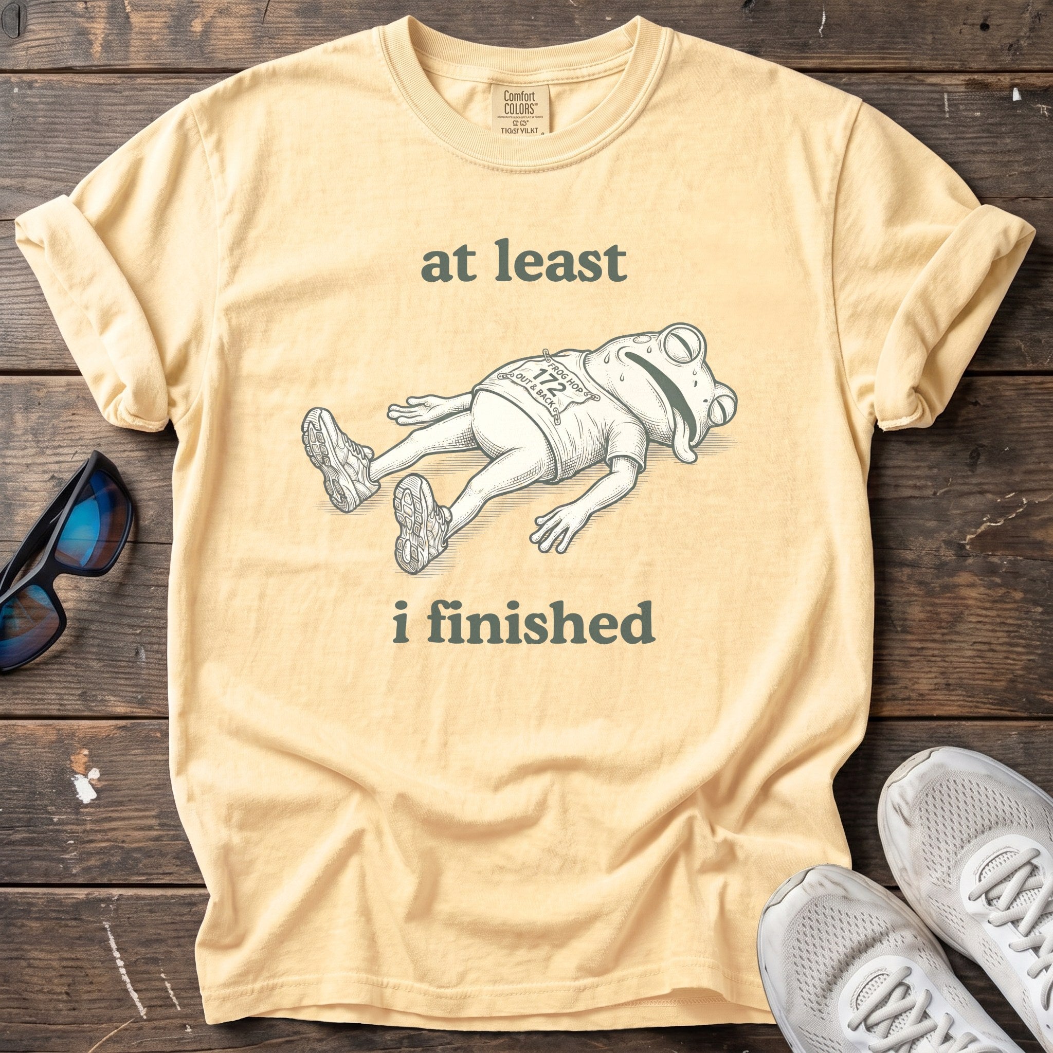 At Least I Finished Tee — Butter