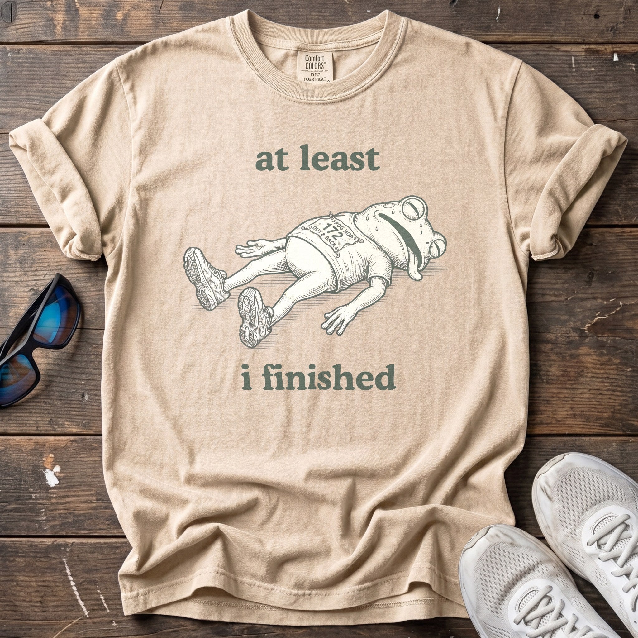 At Least I Finished Tee — Ivory