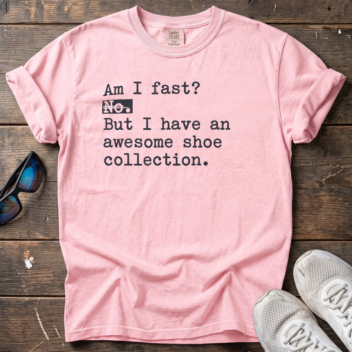 Awesome Shoe Collection Tee — Blossom