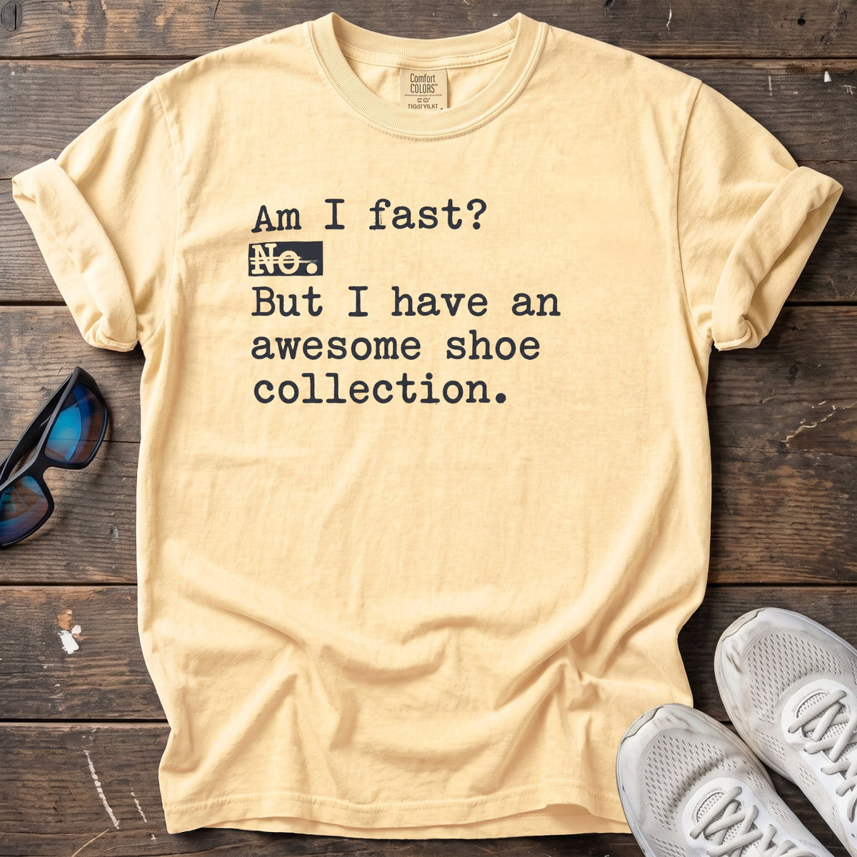Awesome Shoe Collection Tee — Butter