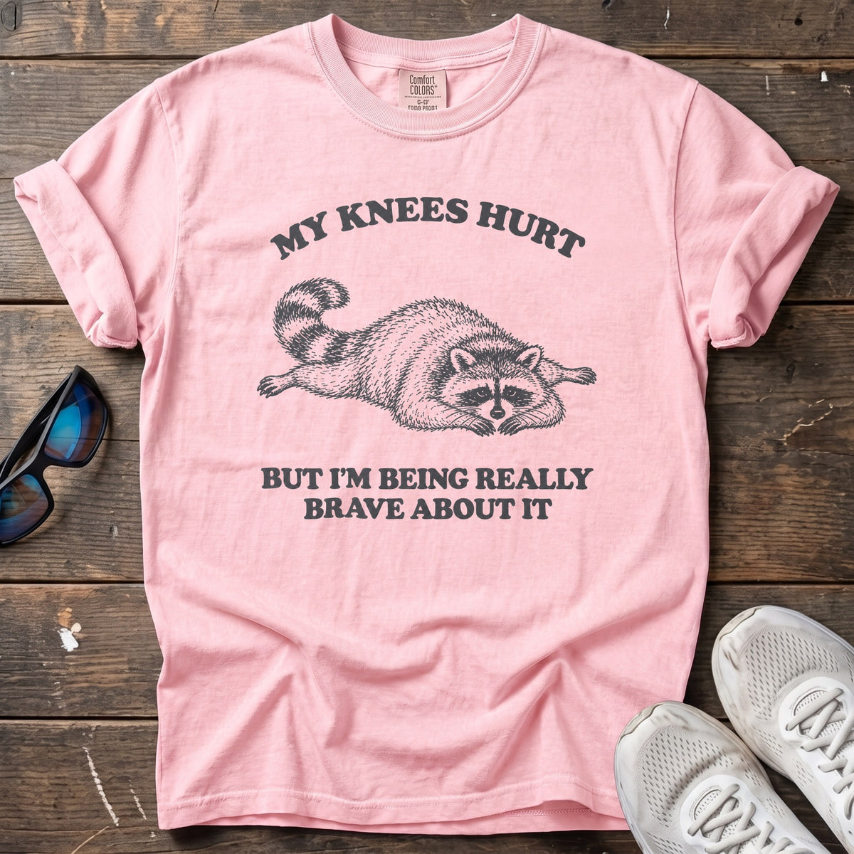 Being Really Brave Tee — Blossom