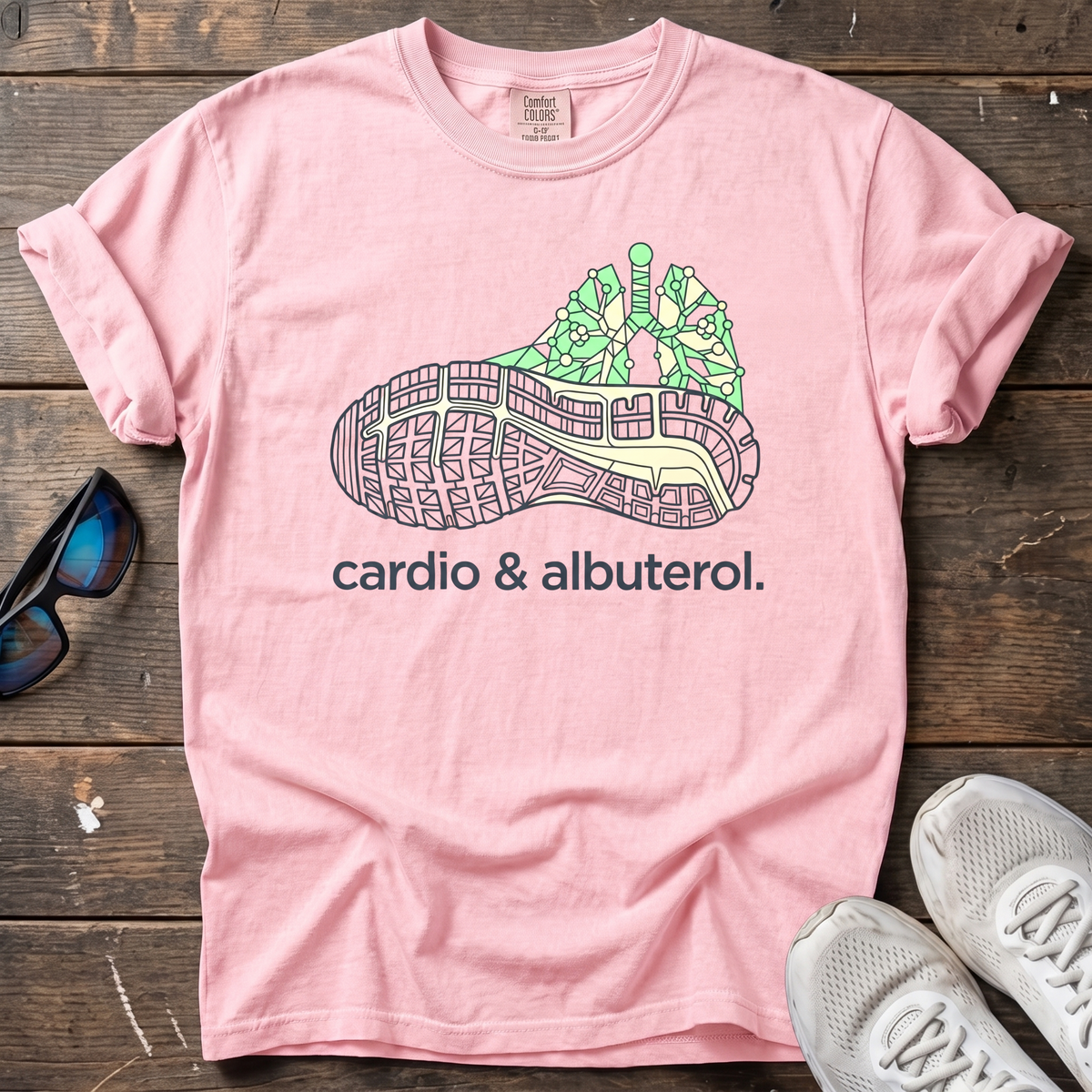 Cardio & Albuterol Tee — Blossom