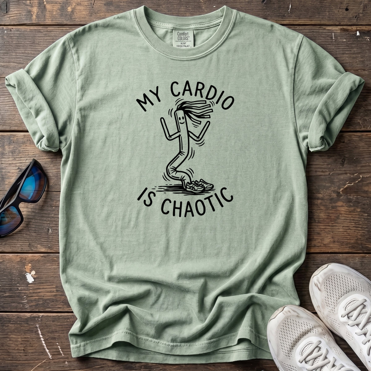 My Cardio Is Chaotic Tee — Bay