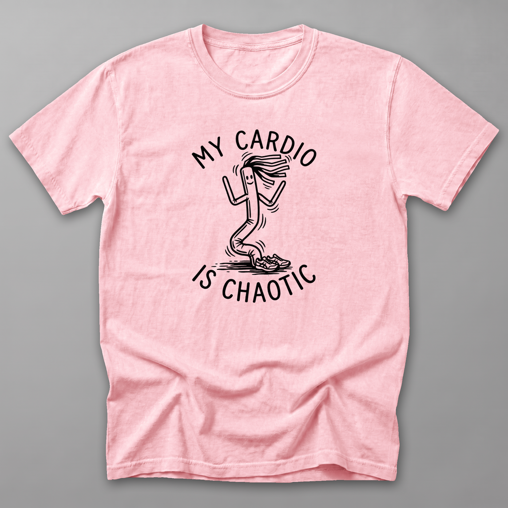 My Cardio Is Chaotic Tee — Blossom