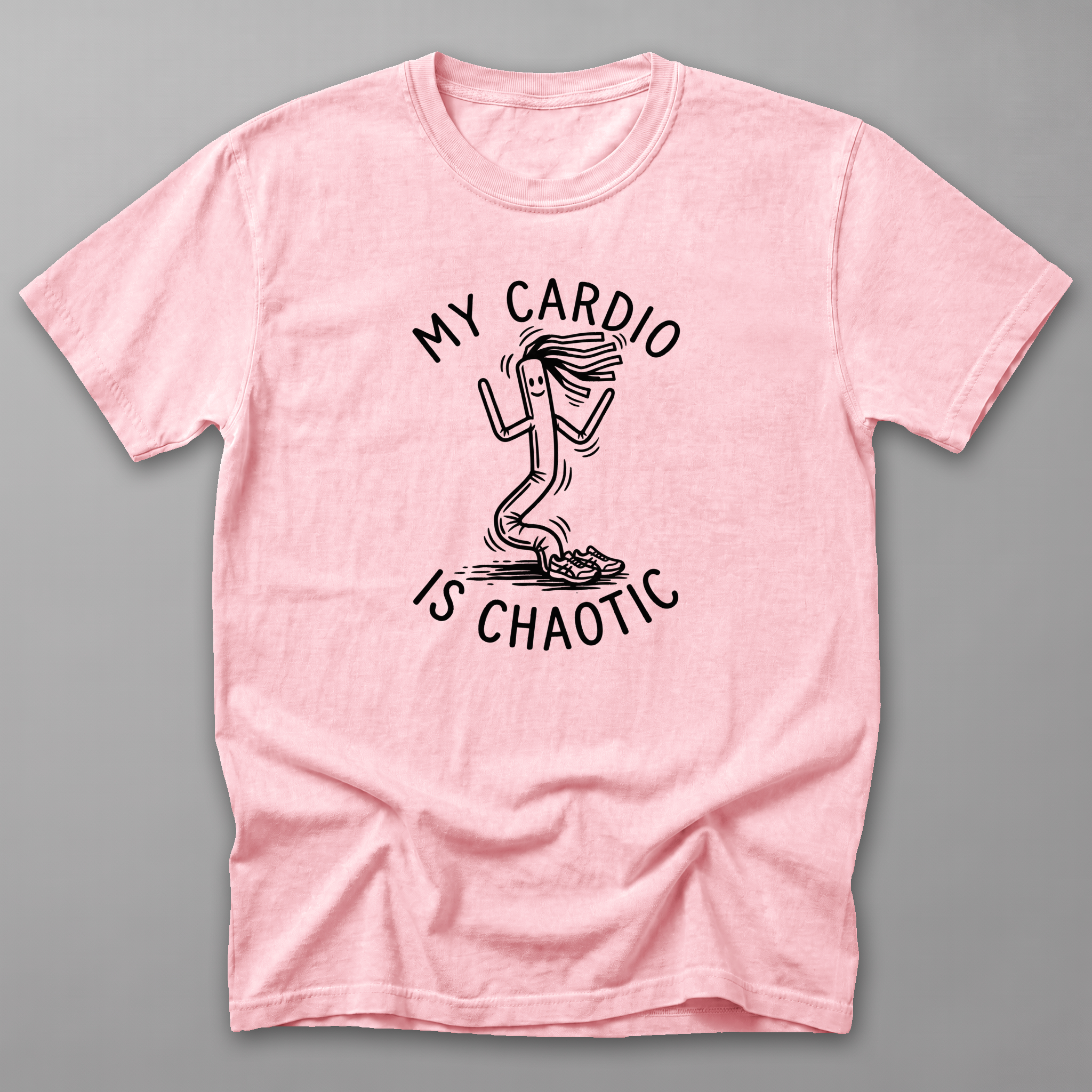 My Cardio Is Chaotic Tee — Blossom