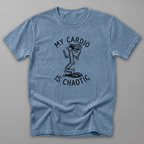 My Cardio Is Chaotic Tee — Blue Jean