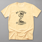 My Cardio Is Chaotic Tee — Butter